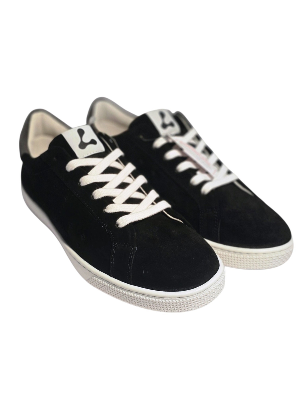 Lazo Halo Eco Suede Sneakers Black Womens 7.5 Mens 6 - Picture 5 of 15